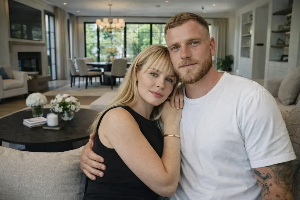 Sanna och John Guidetti i villa i Nacka