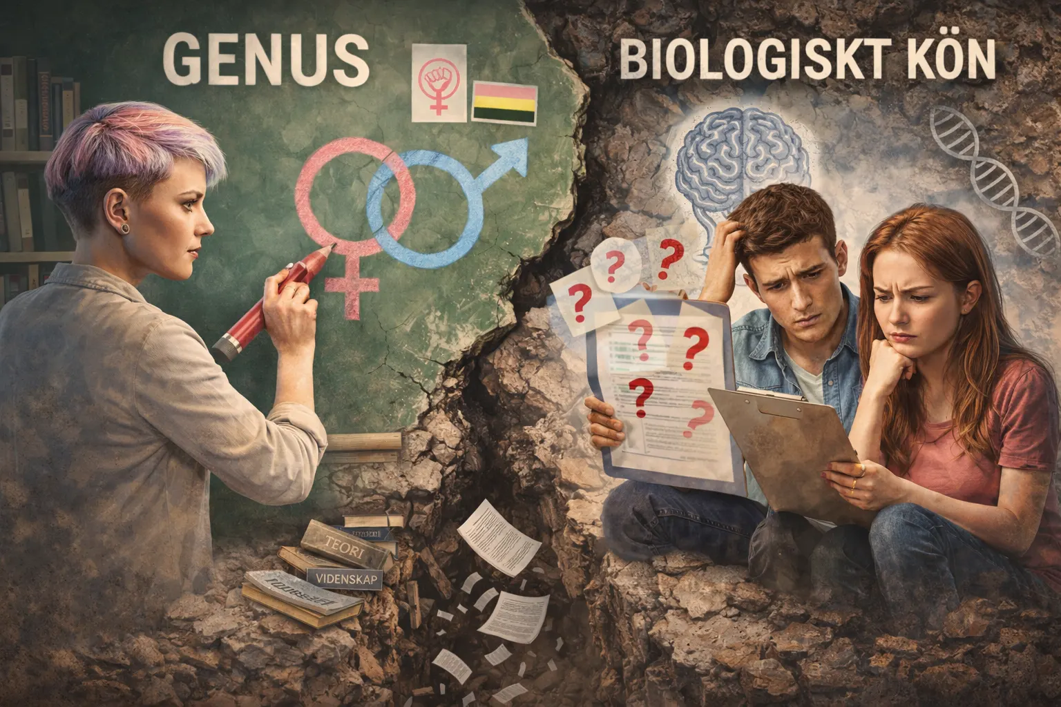 genus, nej kön
