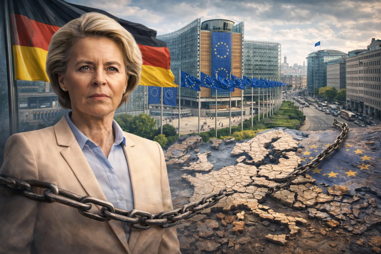 Tyskland dominera Europa Ursula von der Leyen