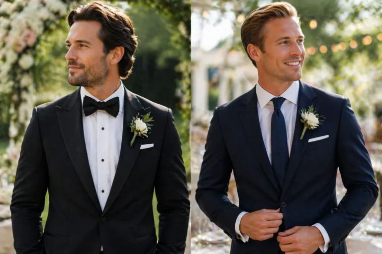 Fluga eller slips vid bröllop