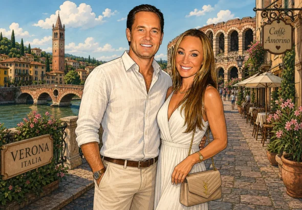 Anders Jensen och Charlotte Perrelli