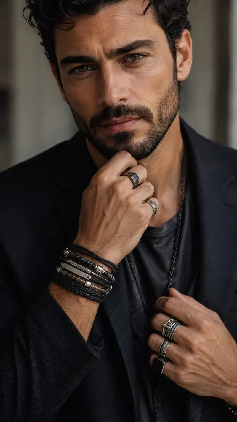 Man med armband