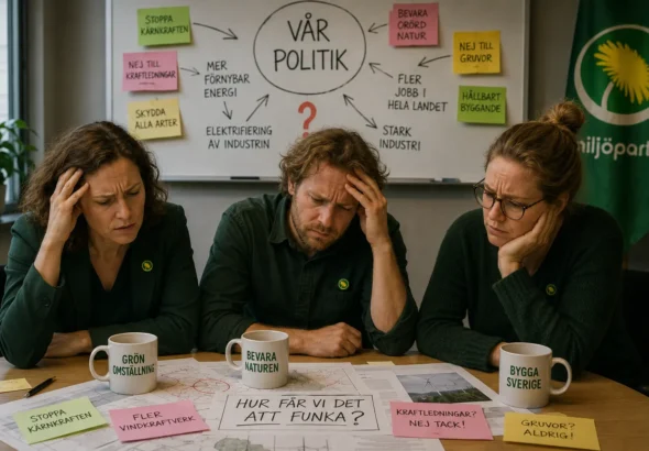 Miljöpartiet huvudbry