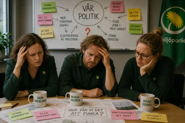 Miljöpartiet huvudbry