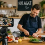 Nylagat i rutan på tv och YouTube matlagning