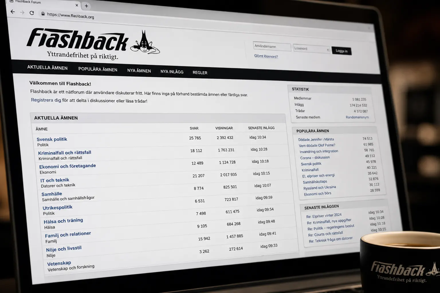 Flashback forum
