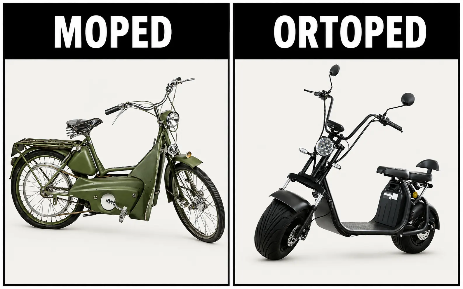 Moped vs. Ortoped